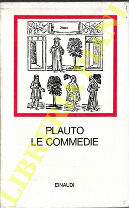 Le commedie - T. Maccio Plauto - copertina