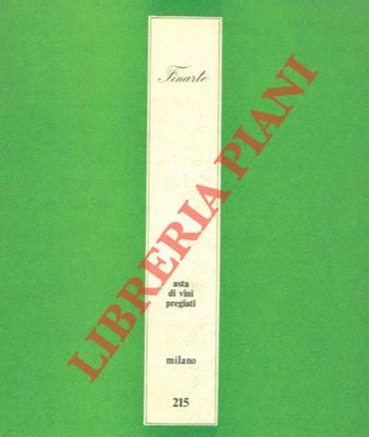 Asta di vini pregiati - copertina