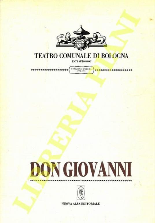 Don Giovanni - Silvia Camerini - copertina