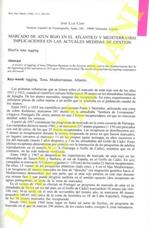 Marcado de atun rojo en el Atlantico y Mediterraneo. Implicaciones en las actuales medidas de gestion