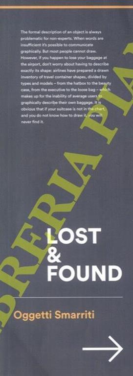 Lost & Found. Oggetti smarriti - copertina