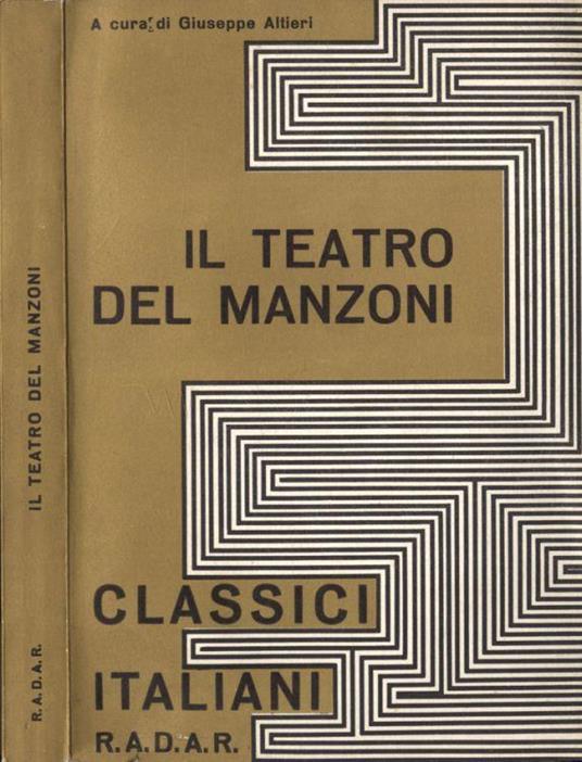 Il teatro del Manzoni - copertina