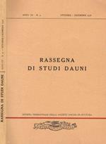 Rassegna di Studi Dauni. Rivista trimestrale della Società Dauna di Cultura. Anno III n.4, ottobre-dicembre 1976
