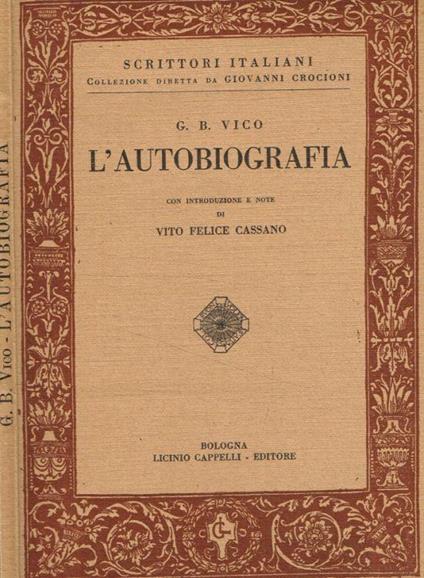 L' autobiografia - copertina