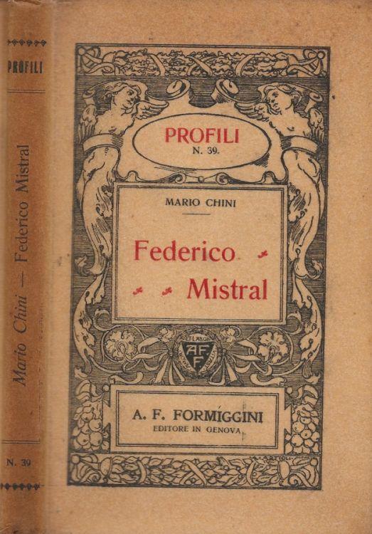 Federico Mistral - Mario Chini - copertina