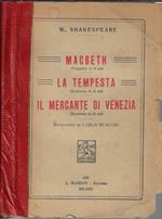 Macbeth, la tempesta, Il mercante di Venezia