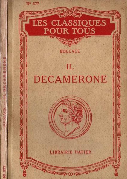 Il Decamerone - Giovanni Boccaccio - copertina