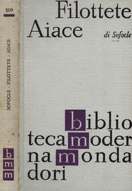 Filottete Aiace - Sofocle - copertina