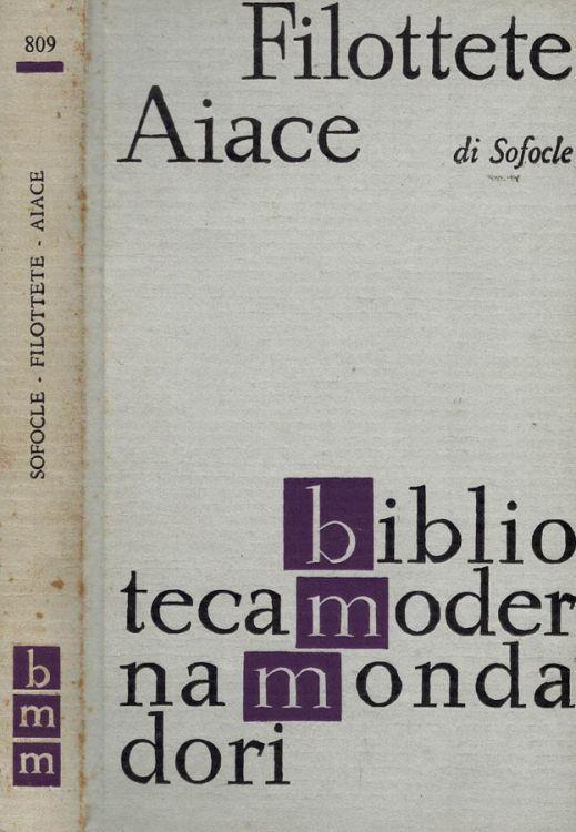 Filottete Aiace - Sofocle - copertina