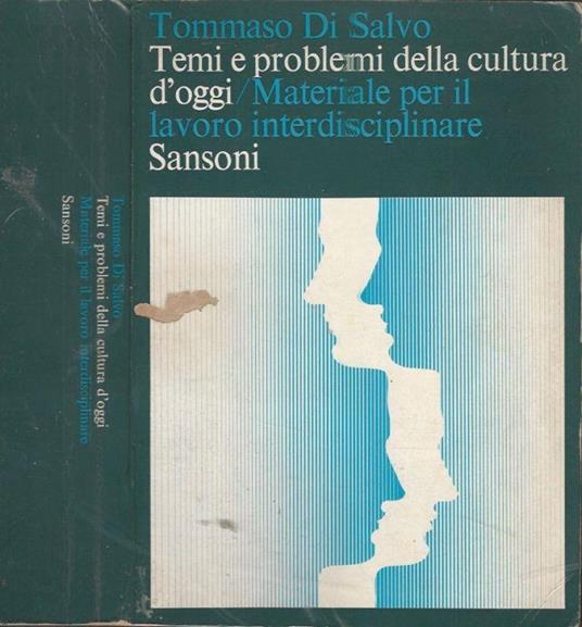 Temi e problemi della cultura d'oggi - Tommaso Di Salvo - copertina