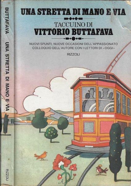 Una stretta di mano e via - Vittorio Buttafava - copertina