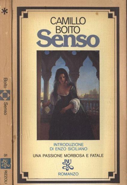 Senso - Camillo Boito - copertina