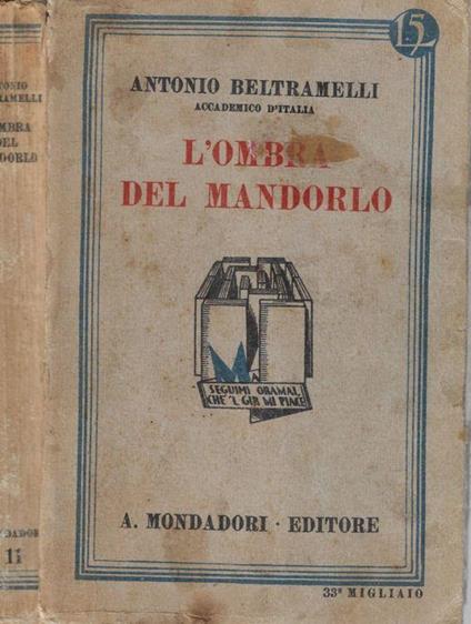 L' ombra del mandorlo - Antonio Beltramelli - copertina