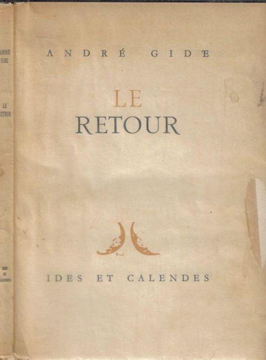 Le retour - André Gide - copertina