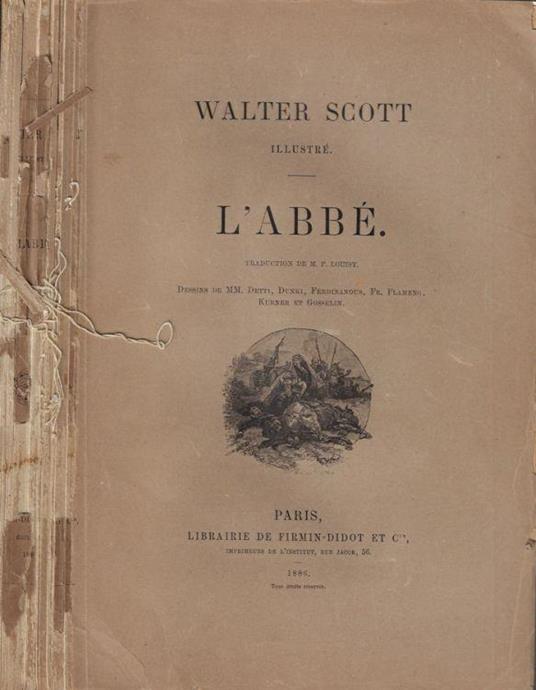 L' Abbé - Walter Scott - copertina