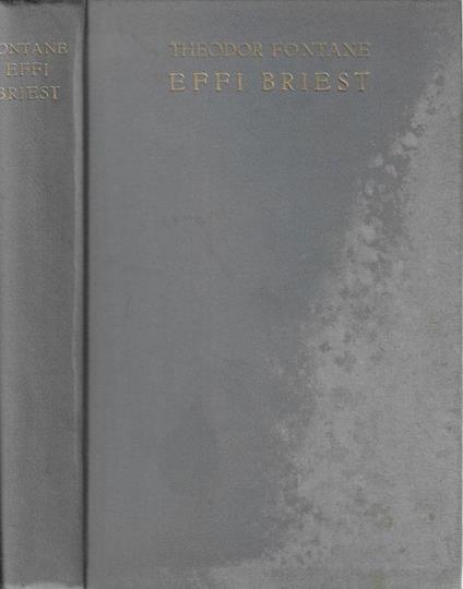 Effi Briest - Theodor Fontane - copertina