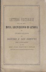 Lettera pastorale di S. Ecc. Rev.ma Mons. Arcivescovo di Genova sul compendio dei doveri e dei diritto del cittadino