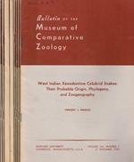 Bulletin of the Museum of Comparative Zoology. Vol.141, 1970-1971, 8 fasc