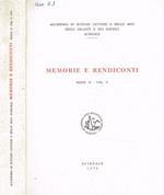 Accademia di scienze lettere e belle arti degli zelanti e dei dafnici. Memorie e rendiconti serie II vol.V, 1975