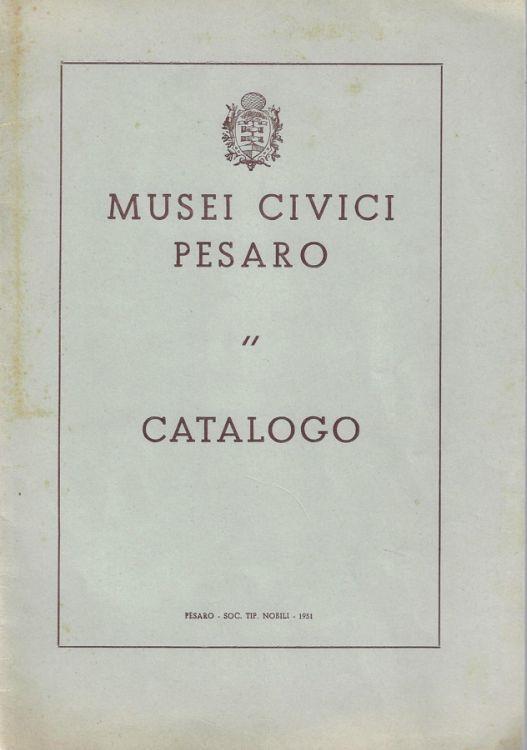 Musei civici Pesaro - copertina