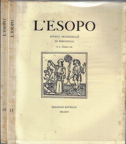 L' esopo N. 13, 14 1982 - copertina