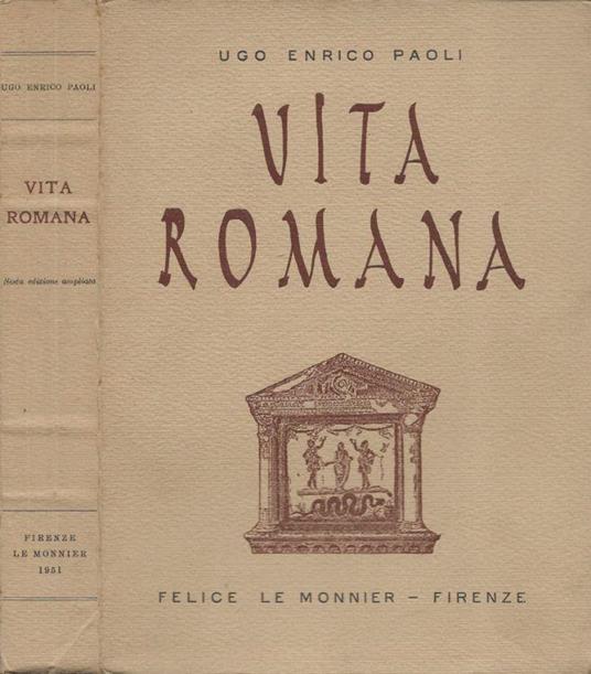 Vita romana - Ugo Enrico Paoli - copertina