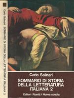 Sommario di storia della letteratura italiana - Vol. 2