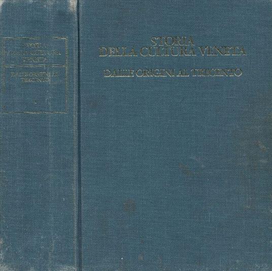 Storia della cultura veneta - copertina