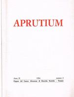 Aprutium anno II, n.2, 1984. Anno III, n.3, 1985