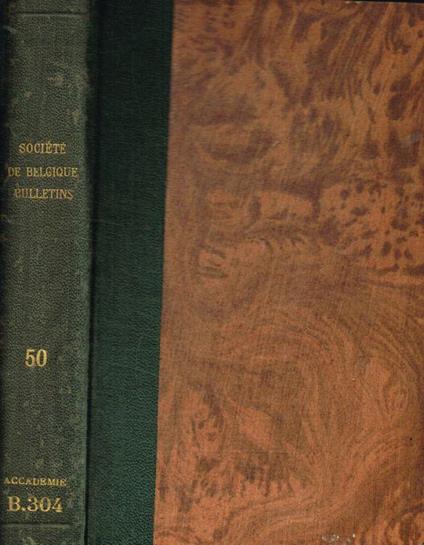 Table generale du bulletin de la Société Royale de Botanique de Belgique - copertina