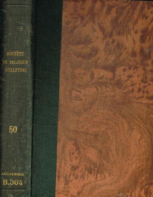 Table generale du bulletin de la Société Royale de Botanique de Belgique - copertina