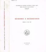 Accademia di scienze lettere e belle arti degli zelanti e dei dafnici. Memorie e rendiconti serie II- vol.VIII, 1978