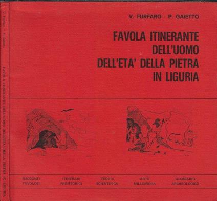 Favola itinerante dell'uomo dell'età della pietra in Liguria - copertina