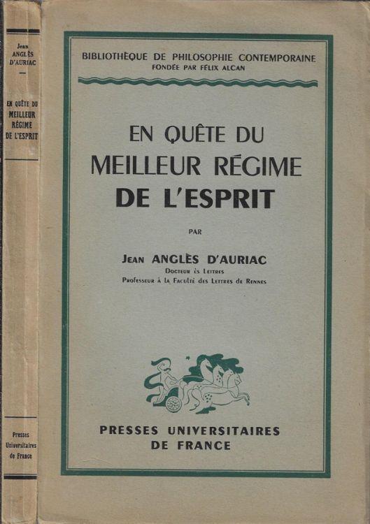 En quete du meilleur régime de l'esprit - copertina