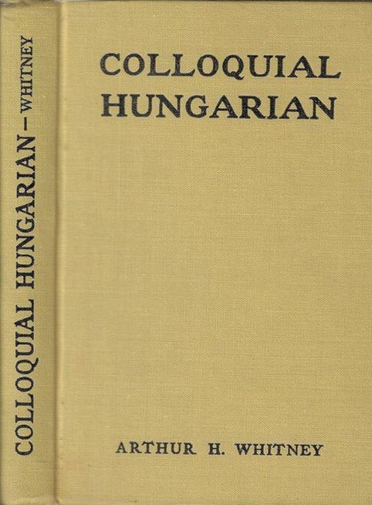 Colloquial hungarian - copertina