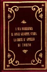 Parole pronunciate in occasione dell'insediamento di S. E. il Commendatore Edoardo Castelli nella carica di Primo Presidente della Corte d'Appello di Torino