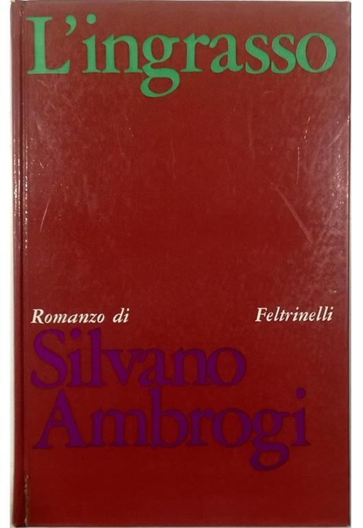 L' ingrasso - Silvano Ambrogi - copertina