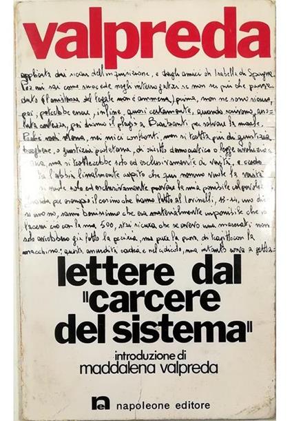 Lettere dal «carcere del sistema» - Pietro Valpreda - copertina