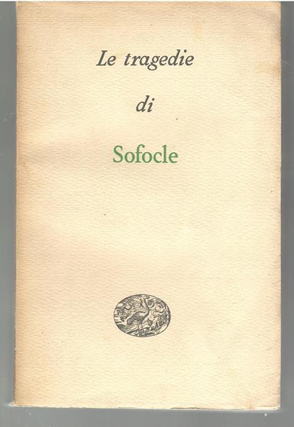 Tragedie - Sofocle - copertina