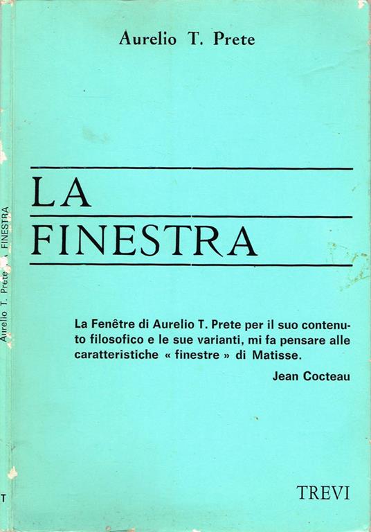 La finestra - Aurelio T. Prete - copertina