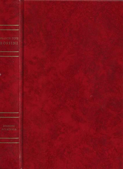 Rossini - Francis Toye - copertina