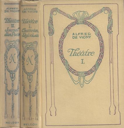 Théatre. Vol. I, Vol. II - Alfred de Vigny - copertina
