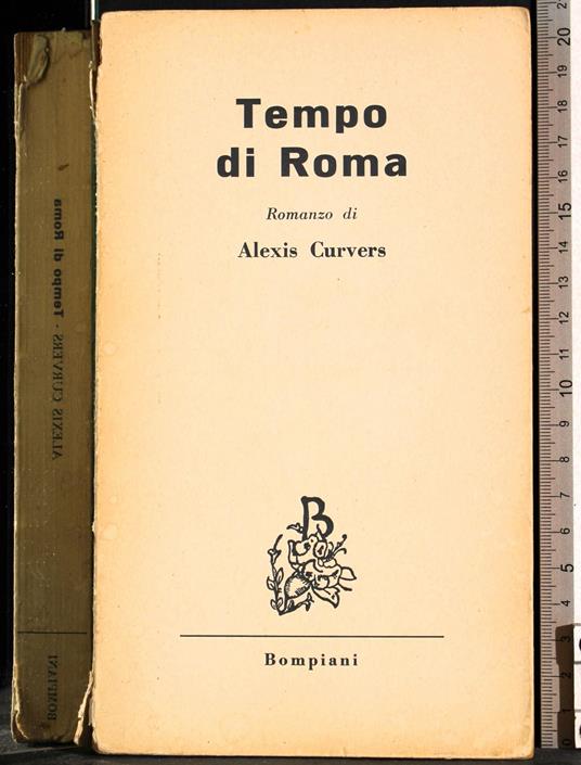 Tempo di Roma - Alexis Curvers - copertina
