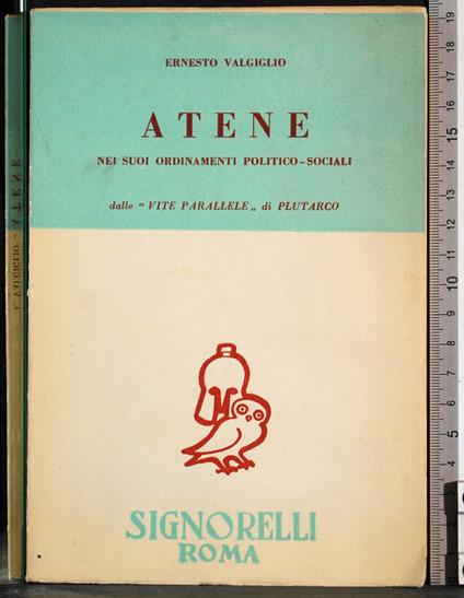 Atene - Ernesto Valgiglio - copertina