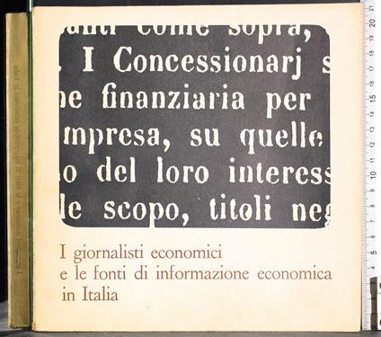 I giornalisti economici - copertina