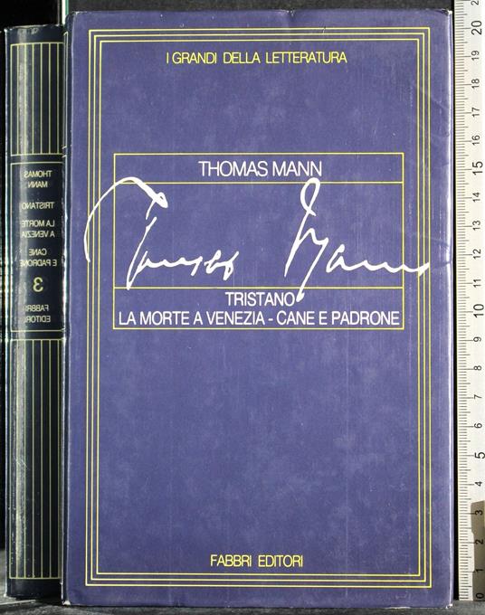 Tristano-La morte a Venezia-Cane e padrone - Thomas Mann - copertina