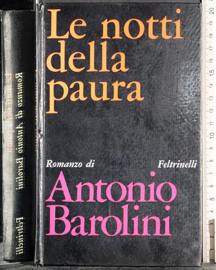 Le notti della paura - Antonio Barolini - copertina