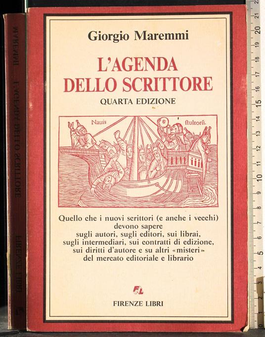 L' agenda dello scrittore - Giorgio Maremmi - copertina
