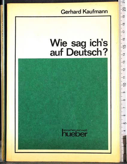 Wie sag ich's auf Deutsch? - copertina