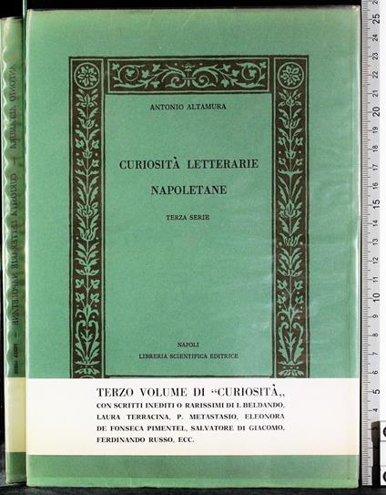 Curiosità letterarie napoletane. Terza serie - copertina